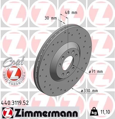 Zimmermann bremsscheibe - zimmermann,